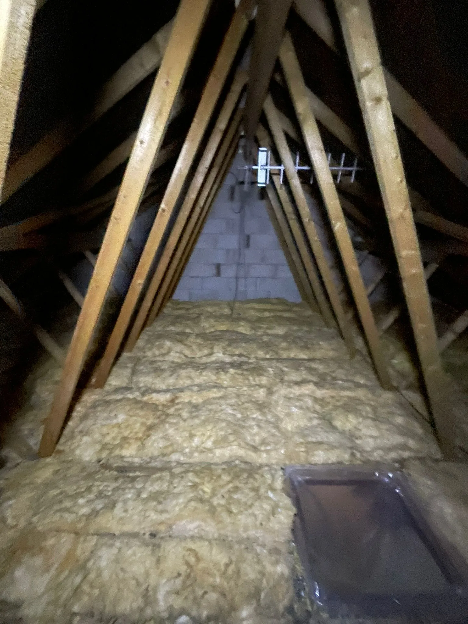 Tidy finished loft after insulation upgrade